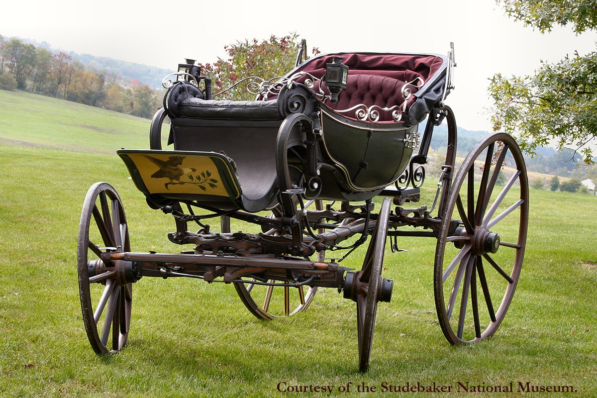 Carriage that carried the Marquis de Lafayette on his 1824-1825 American “Farewell Tour.” Courtesy of the Studebaker National Museum.