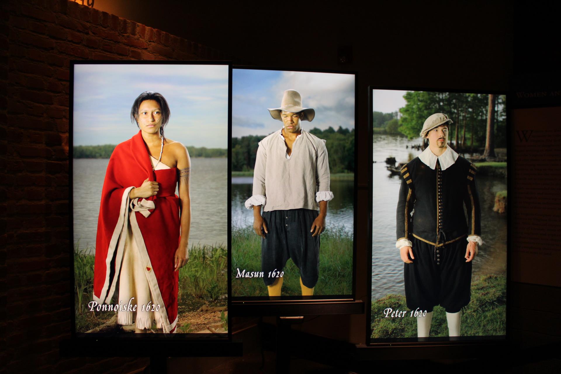 Video monitors of Three Cultures