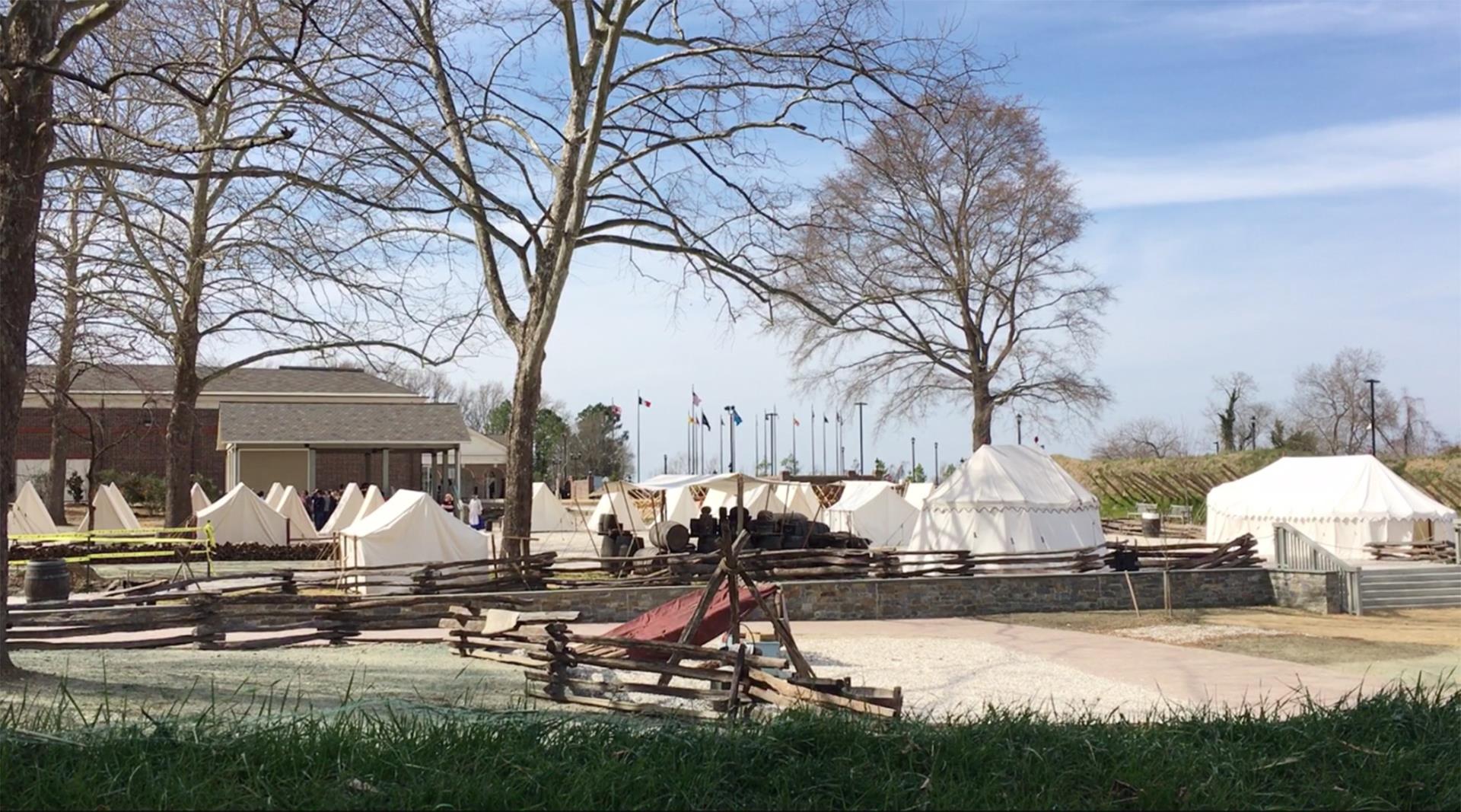 Continental Army encampment