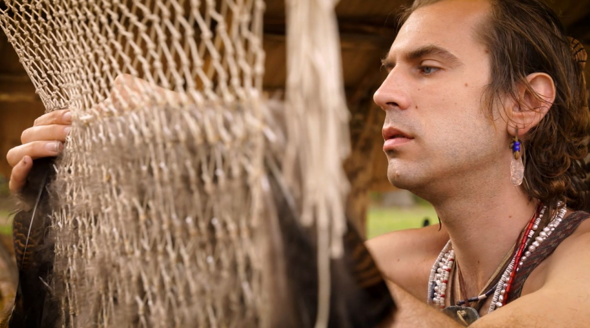 Turkey Feather Weaving