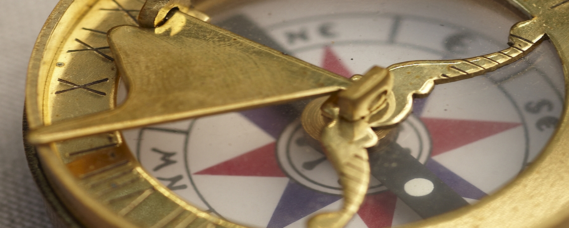 Compass at the American Revolution Museum at Yorktown