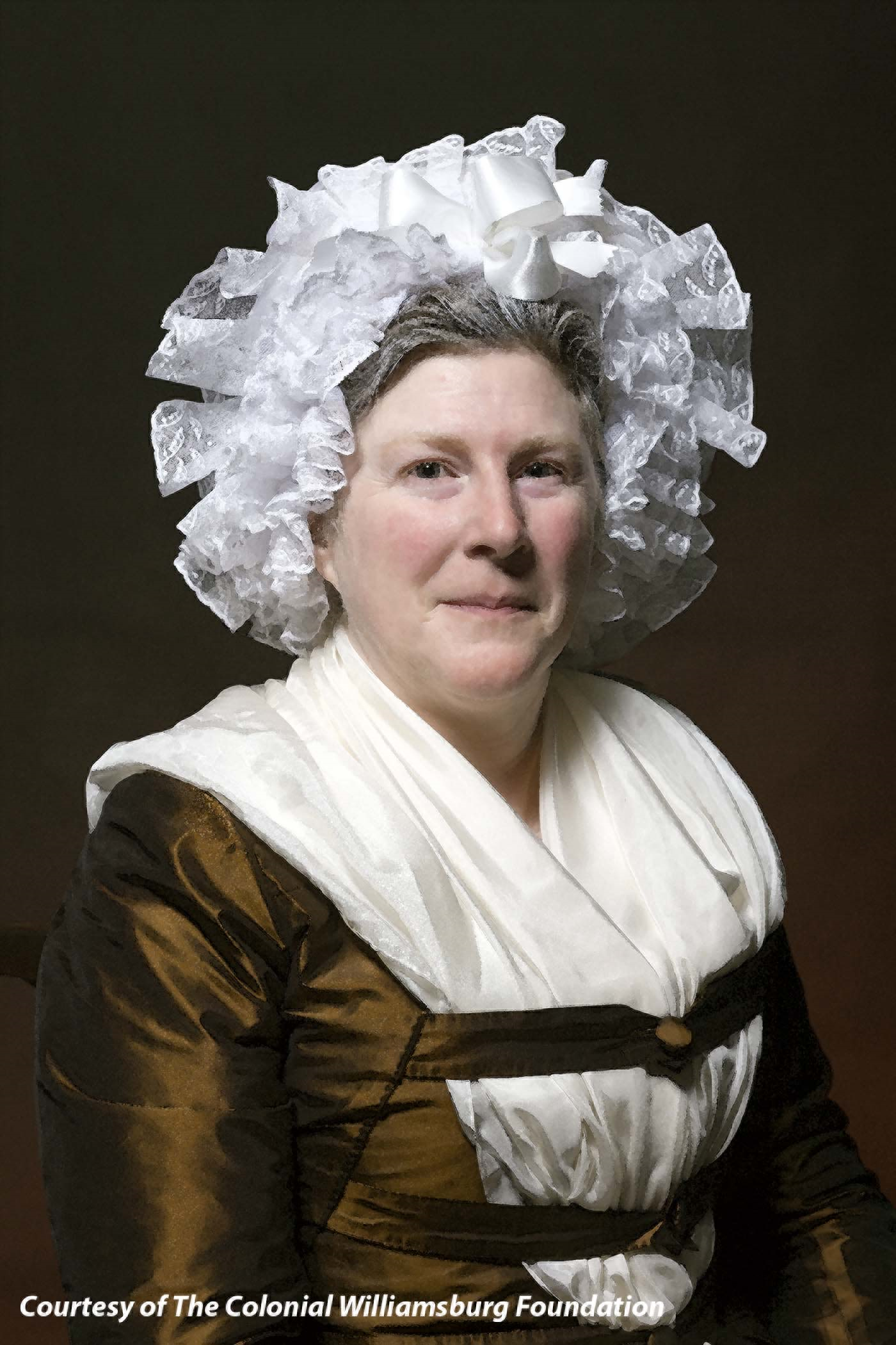 Lee Ann Rose portraying Martha Washington