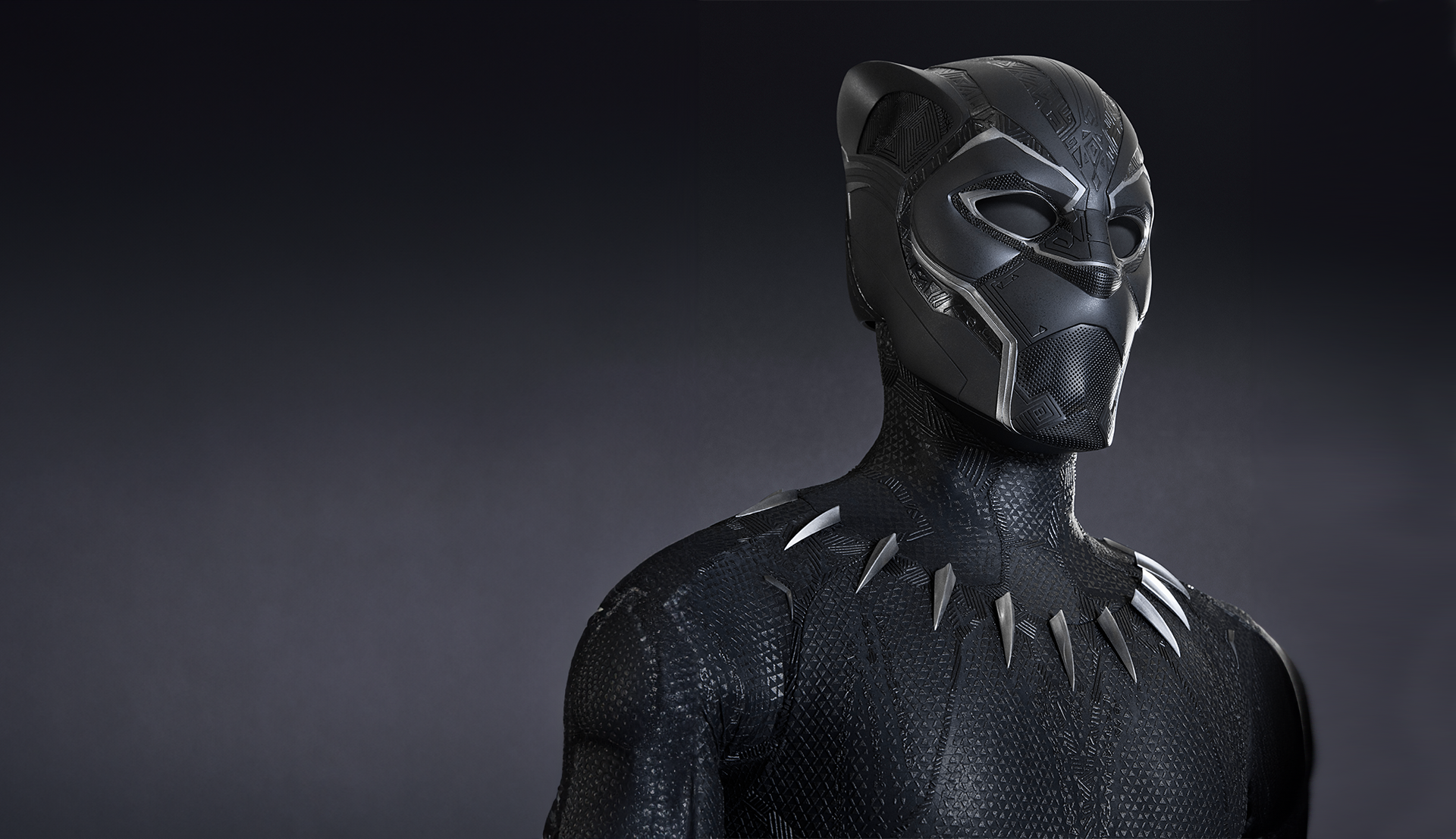 Black Panther costume designed by Ruth E. Carter