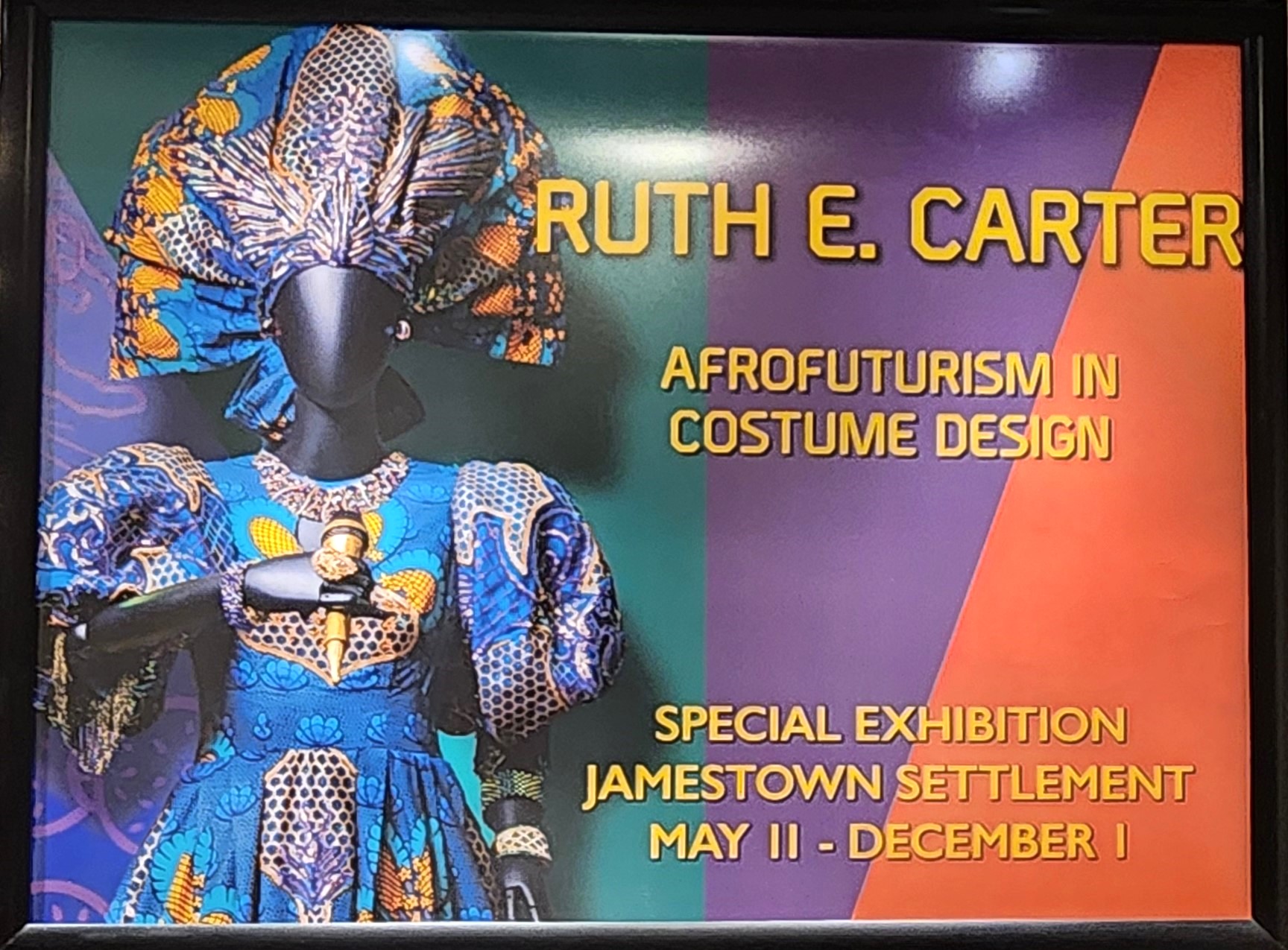 Ruth E. Carter Special Exhibition Poster