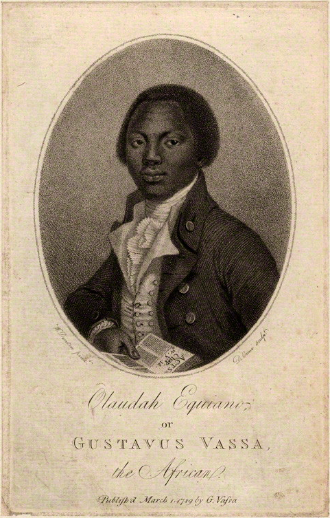 A portrait of Olaudah Equiano, aka Gustavus Vassa