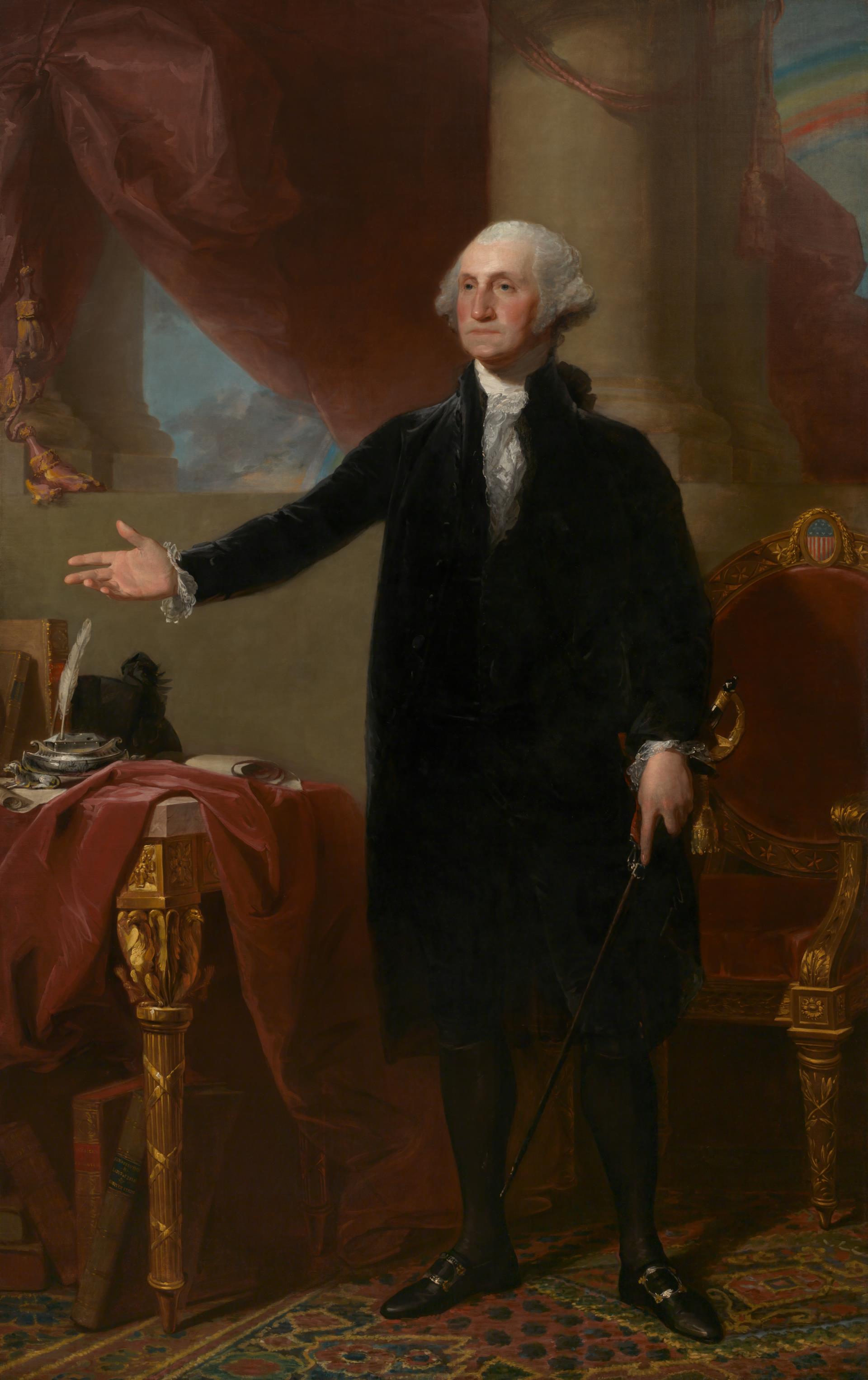 “George Washington,” by Gilbert Stuart, 1796. Courtesy of the National Portrait Gallery, Smithsonian Institution. NPG.2001.13.